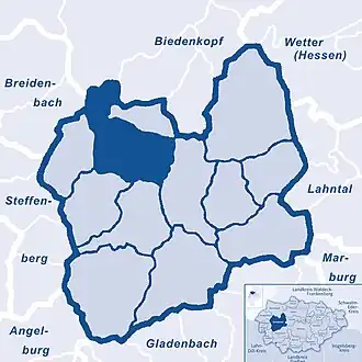 Locatie in de gemeente Dautphetal