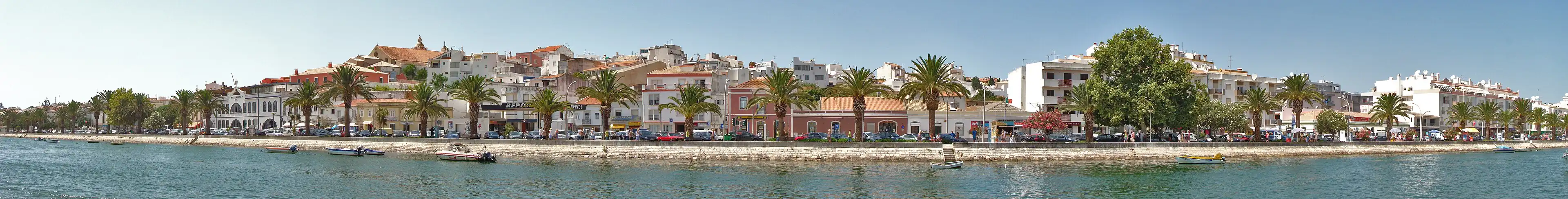 Panoramisch beeld van Lagos.