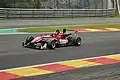 Stroll in de Formule 3 op Spa-Francorchamps in 2015.