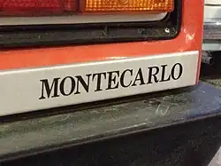 Lancia Montecarlo embleem