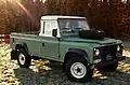 Een Land Rover Defender als Pickup
