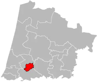 Locatie van het kanton