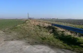 De grijze kleur van de bodem is aan het hoog zandgehalte te wijten.