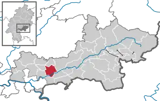 Kaart van Langenselbold