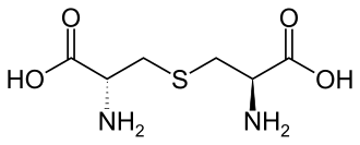 Structuurformule van lanthionine