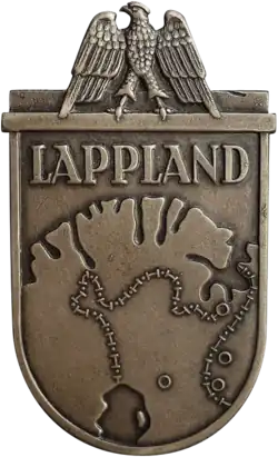 Naoorlogse uitvoering van het Laplandschild.