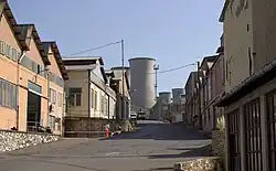 Straat in Larderello