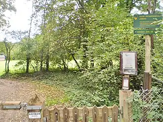 toegang richting openluchttheater