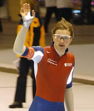 Elgersma tijdens wereldbekerfinale 2008