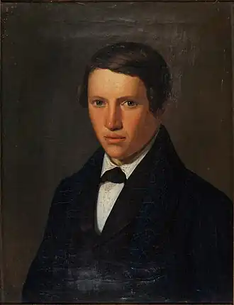 Malerens broder - ? Broer van de schilderOlieverf op doek. 20,5 × 16&nbsp;cmBornholms Kunstmuseum