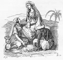 De prinses wacht op haar bruidegom