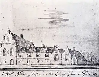 De Latijnse school aan de Groeneweg te Gouda in het voormalige klooster van de Cellebroeders