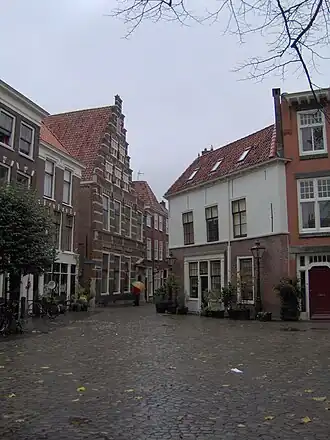 De Pieterswijk met de Latijnse School gezien vanaf het Gerecht