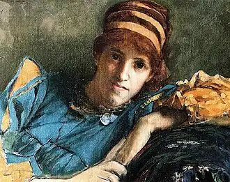 Portret door Lawrence Alma-Tadema, ca. 1871.