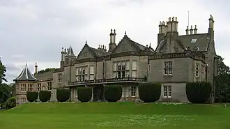Lauriston Castle vanuit het noordwesten