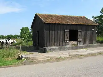 Openbare wasplaats op het platteland van de gemeente Guermange / Germingen