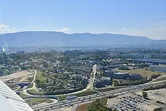 Zicht op Le Grand-Saconnex