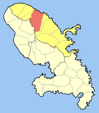 Kaart van Le Lorrain