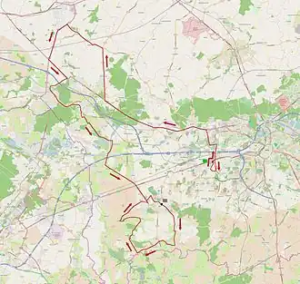 Routekaart van de Le Samyn 2015 (vrouwen)