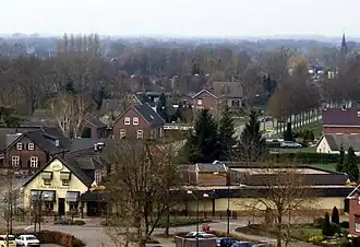 Ledeacker van bovenaf gezien