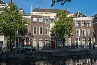 Het Snouck Hurgronjehuis aan het Rapenburg