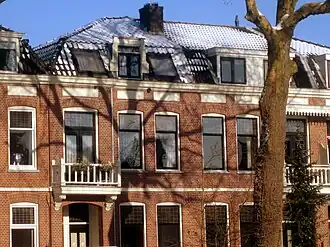 Huizen aan de Leidsekade