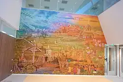 Leimundo: kunstcollage gecreëerd voor een internationale school.