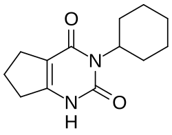 Structuurformule van lenacil