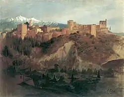 Alhambra, 1867, na Spanje-reis