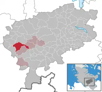 Kaart van Lentföhrden