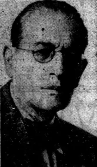 Afbeelding van een 1955 overlijdensbericht