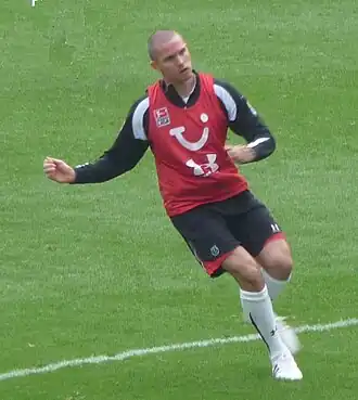 Andreasen in 2010 als speler van Hannover 96