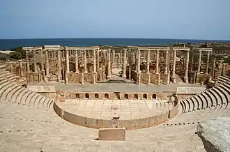 Romeins theater van Leptis Magna