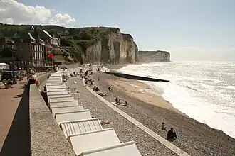 Strand van Les Petites Dalles