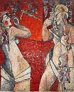 Les filles de Loth, mozaïek