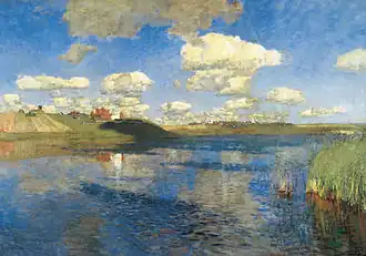 Het meer van Isaak Levitan
