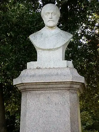 Buste van Emmanuel Liais in het parc Emmanuel-Liais (Cherbourg)