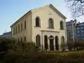 Synagoge in Libeň (bij de OV-halte Palmovka)