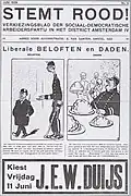 Verkiezingsaffiche uit 1909.