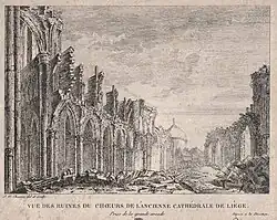 Gravure door Jean-Noël Chevron, begin 19e eeuw