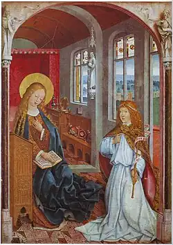 Fragment van het v.m. hoogaltaar in deze kerk (4)