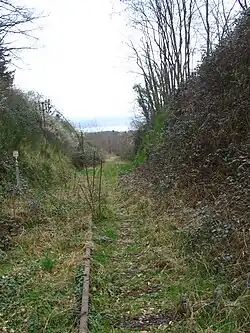 Staat van de lijn in 2015, voorbij van Montluçon.