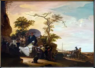 Melchisedek zegent Abraham.