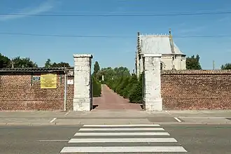 Toegang tot de begraafplaats