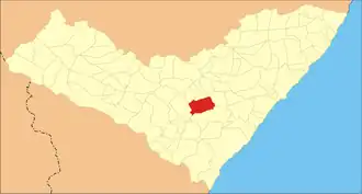 Kaart van Limoeiro de Anadia