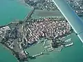Luchtfoto van Lindau.