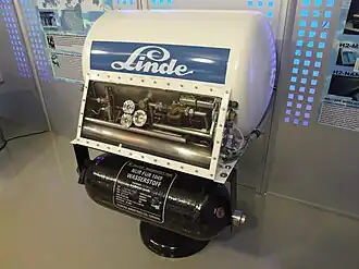 Tank voor vloeibare waterstof van Linde