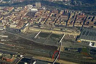 voormalige Fiat-fabriek in Turijn Lingotto