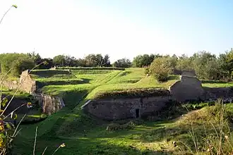De lunet Gelderland in de Linie van Du Moulin