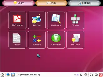 Linpus in de eenvoudigste mode